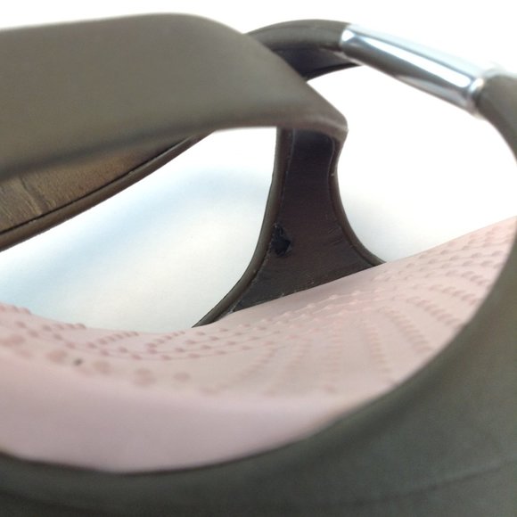 Crocs Cyprus Block Heels Brown Pink Criss Cross Strap - Picture 12 of 16